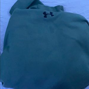 Under armor navy green sweatshirt